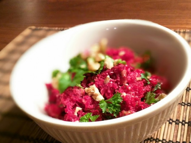 Bloemkool-couscous-rode-bietjes